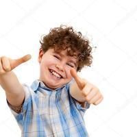 Thumb depositphotos 32782523 stock photo boy showing thumb up